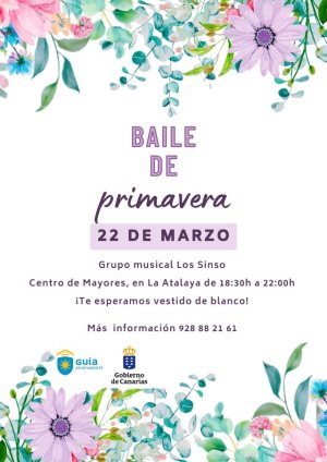 El Centro de Mayores de Gu&iacute;a acoge este viernes un &lsquo;Baile de Primavera&rsquo; para dar la bienvenida a la nueva estaci&oacute;n