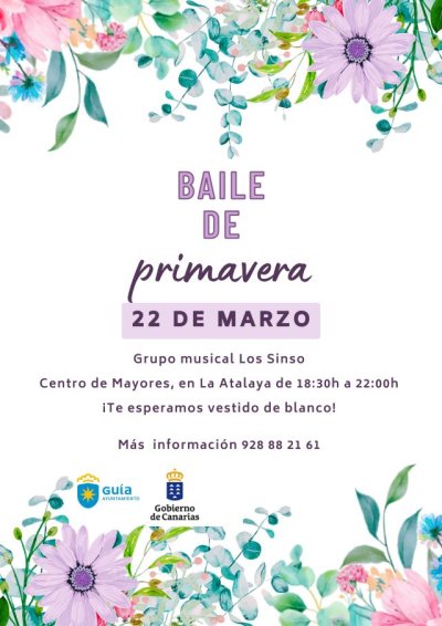 El Centro de Mayores de Gu&iacute;a acoge este viernes un &lsquo;Baile de Primavera&rsquo; para dar la bienvenida a la nueva estaci&oacute;n