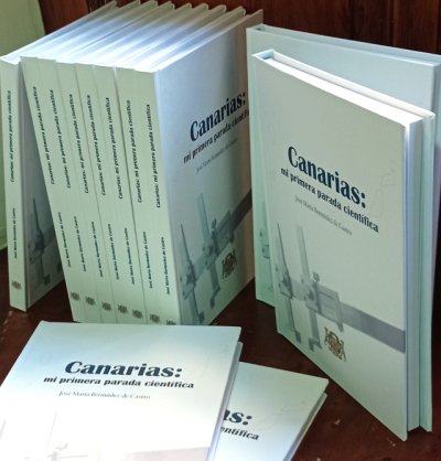 Presentación de la publicación, ‘Canarias: mi primera parada científica’, de José María Bermúdez de Castro