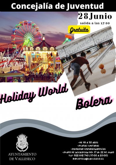 Valleseco organiza una salida para la juventud vallesequense al parque temático Holiday World