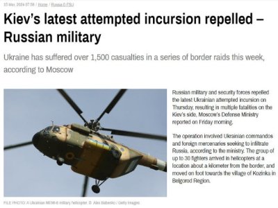 Artículo de opinión: &#039;La última incursión de Ucrania contra la región rusa de Belgorod está impulsada por motivos puramente políticos&#039;