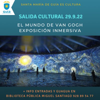 Guía: visita cultural a la Exposición inmersiva de Van Gogh instalada en INFECAR