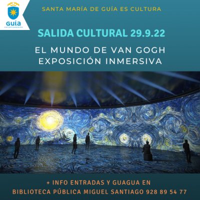 Gu&iacute;a: visita cultural a la Exposici&oacute;n inmersiva de Van Gogh instalada en INFECAR