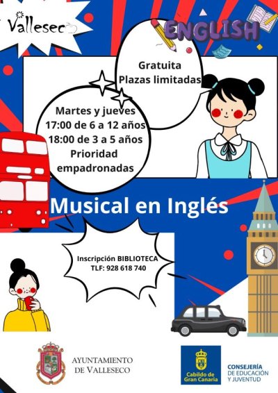 Valleseco ha puesto en marcha un musical en inglés