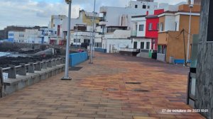 Malos olores de aguas fecales en la Playa del Agujero en Gáldar