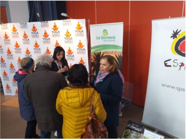 La Gomera se posiciona como destino preferente en la feria turística Yoga Games de Gotemburgo