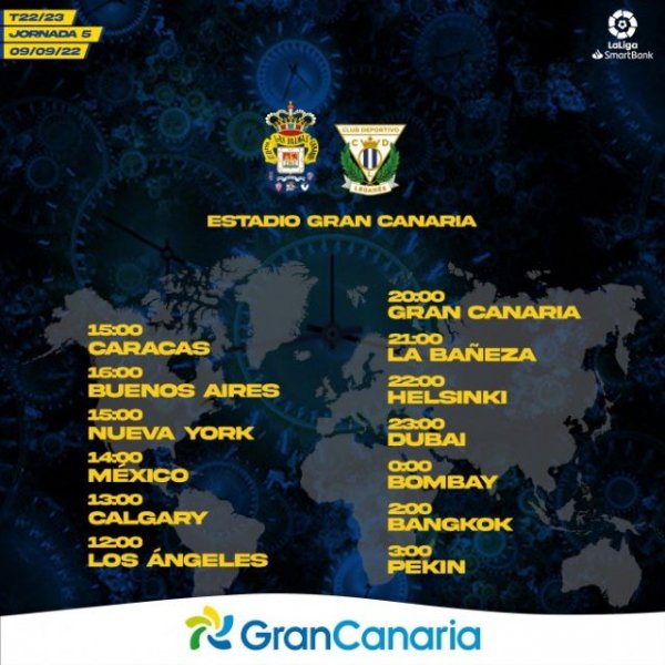Fútbol: Radio Faro del Noroeste retransmite este viernes, a las 20.00 horas: UD Las Palmas - CD Leganés