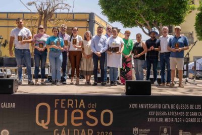 G&aacute;ldar reconoce sus mejores quesos en una gran jornada gastron&oacute;mica en la Plaza de Santiago