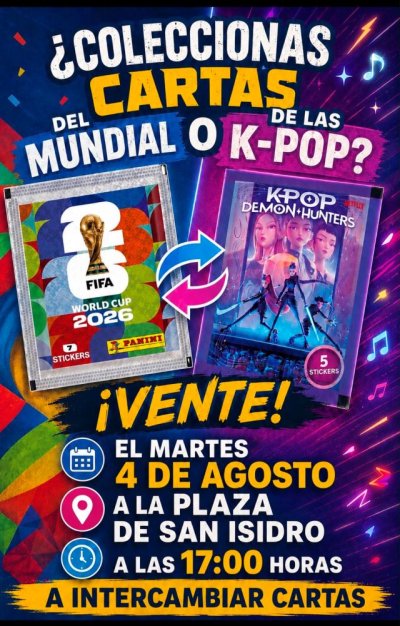 Gáldar: San Isidro acogerá la tercera edición del intercambio de cromos y cartas coleccionables