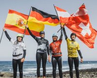 Marie Schlittenbauer se lleva el título mundial de Wingfoil Surf-Freestyle de Gran Canaria