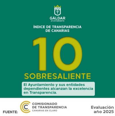G&aacute;ldar alcanza la excelencia en Transparencia municipal