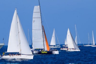 La salida de la 36 Regata ARC con 146 veleros, una espectacular postal náutica de Las Palmas