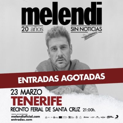 Melendi cuelga el cartel de &lsquo;sold out&rsquo; en el concierto que ofrecer&aacute; el pr&oacute;ximo s&aacute;bado en Tenerife