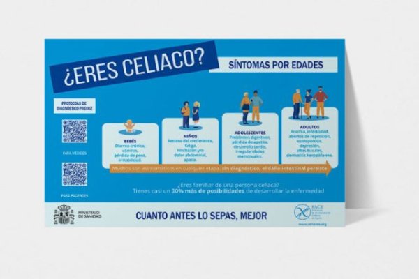 FACE distribuye carteles en centros de salud para potenciar el diagnóstico precoz de la enfermedad celiaca