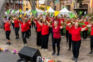 Los mayores de Gáldar protagonizan una exitosa Jornada de Puertas Abiertas en la Plaza de Santiago