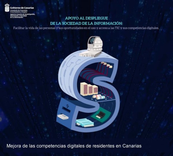 La Aciisi destina 300.000 euros para mejorar las competencias digitales de residentes canarios