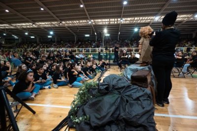G&aacute;ldar: Casi mil personas disfrutan del divertido concierto de final de curso de la Escuela Municipal de M&uacute;sica