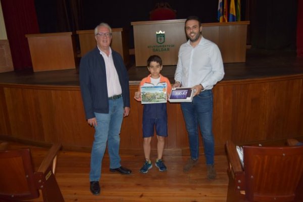 El Ayuntamiento de Gáldar entrega los premios del Concurso Digital Infantil de Aqualia