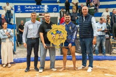 Lucha Canaria: El Uni&oacute;n Ag&uuml;imes, campe&oacute;n de la Liga Cabildo de Gran Canaria en su Segunda Categor&iacute;a
