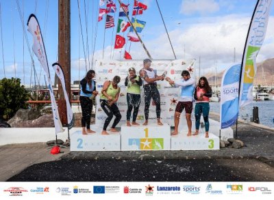Windsurf: La espa&ntilde;ola Pilar Lamadrid, flamante campeona de los Lanzarote iQFOil Games