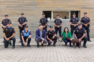 La Policía Local de Las Palmas de Gran Canaria da la bienvenida a Nika, la nueva integrante de la Unidad Canina