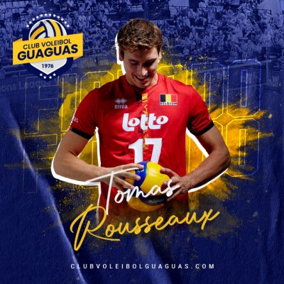 Voleibol: El CV Guaguas cierra su plantilla con la llegada de Tomas Rousseaux: "Me atrajo el proyecto por su reputaci&oacute;n"